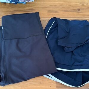 Maternity Old Navy and Other Black and Navy Activewear Leggings